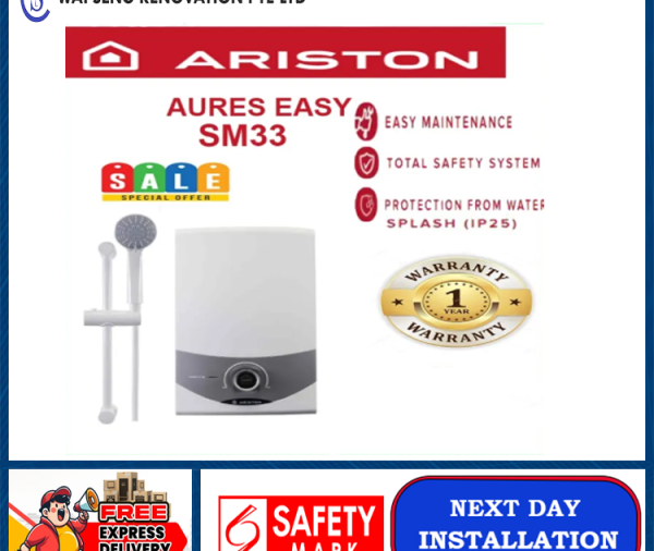 ARISTON AURES COMFORT SM33 INSTANT SHOWER HEATER