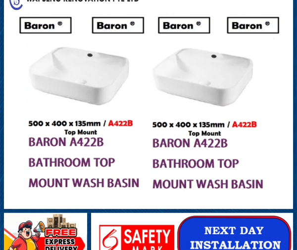 Baron A422B Artistic Basin / FREE EXPRESS DELIVERY