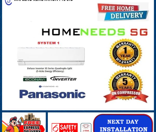 Panasonic System 1 CS-MXS12UBZ CU-2XS20UKZ 5 Ticks Multi-Split Air Conditioners Free Delivery