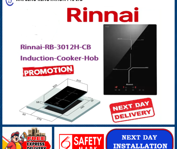 Rinnai-RB-3012H-CB-Induction-Cooker-Hob / FREE EXPRESS DELIVERY