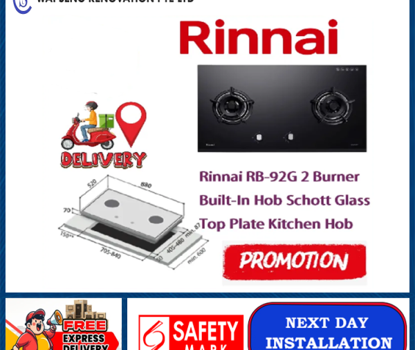 Rinnai-RB-92G-Gas-Cooker-Hob / FREE EXPRESS DELIVERY
